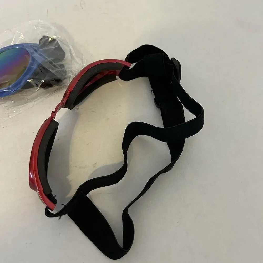 2Pcs Pet Dog Goggles Foldable Protection UV Sunglasses Windproof Medium Small
